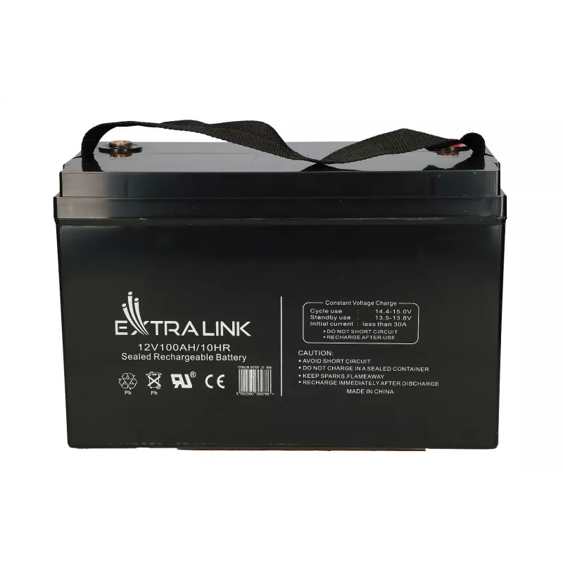 Extralink accu AGM 12V 100Ah onderhoudsvrij