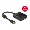 Videokabeladapter DeLOCK 62611 Mini DisplayPort naar HDMI