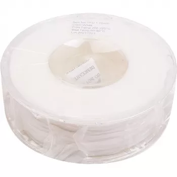 3D-printfilament TPU, 1,75 mm, 1 kg, wit