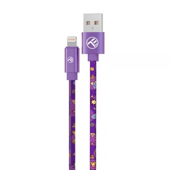 USB-naar-Lightning-kabel Tellur TLL155601 1 m, 3A, paars