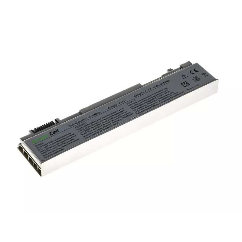Laptopaccu Green Cell DE09 voor DELL Latitude E6400 E6410 E6500, Li-Ion 4400 mAh, 11,1 V, 6 cellen, zilver