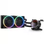 All-in-One-vloeistofkoeler BitsPower Cyclops 240 – zwart/zilver, 240-mm radiator