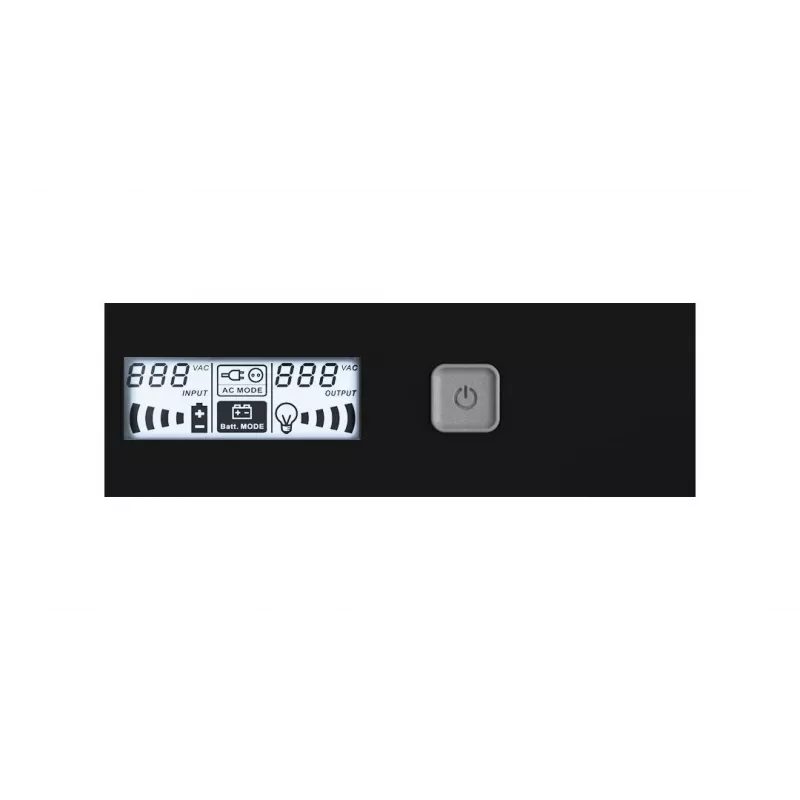 Rackmount UPS Infosec X4 2000 RM Plus 2 kVA / 1200 W, 10 stopcontacten type F, LCD, line-interactive