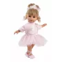 Babypop Llorens Elena Ballerina hoogte 35 mm stof en vinyl beige roze wit aanbevolen vanaf 3+
