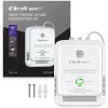 Gasleksensor QOLTEC 52652 — propaan/butaan (LPG) detector, 85 dB alarm, LED-indicatie