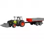 Speelgoedtractor Bruder Claas Nectis 267 F met kiepaanhanger