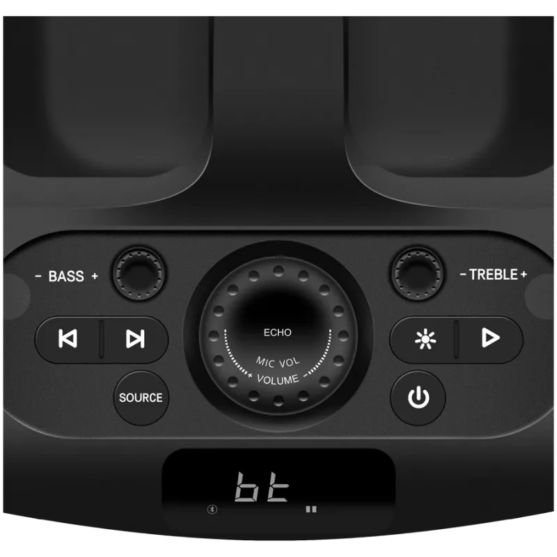 Sven PS-1000 draagbare partyluidspreker 160 W, Bluetooth, FM, karaoke, zwart