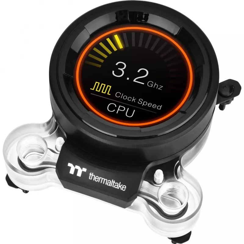 Waterkoeling Pacific MX2 Ultra CPU-waterblok, koper, 2,1-inch-LCD-temperatuursensor