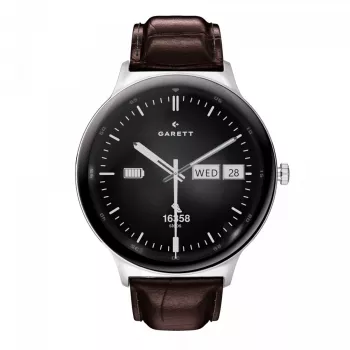Smartwatch Garett Quantum — roestvrij staal zilver