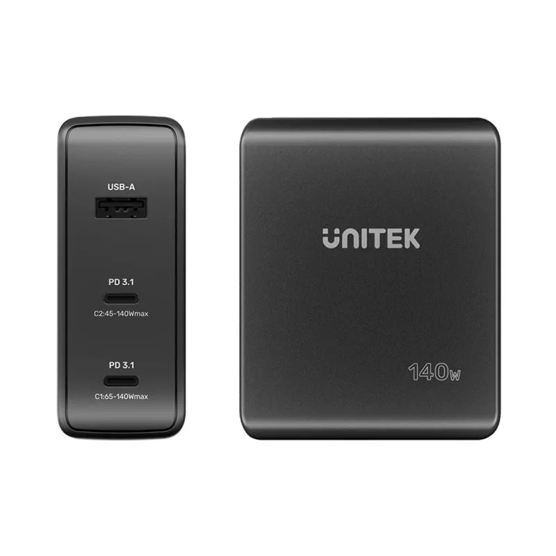 UNITEK P1115A oplader voor mobiele apparaten zwart