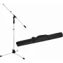 Microfoonstatief Omnitronic MS-1W met giek – witte uitvoering