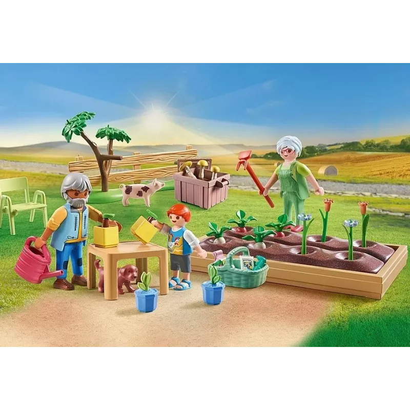 Playmobil 71443 Country: groentetuin met grootouders