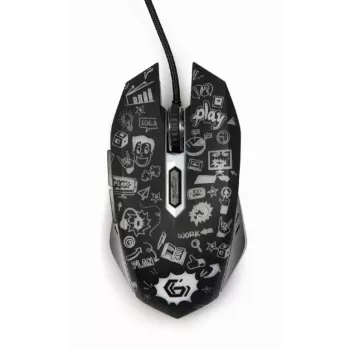 Muis USB optisch zwart/MUS-6B-GRAFIX-01 Gembird