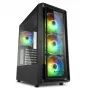 PC-behuizing Sharkoon TK4 RGB midi tower zwart