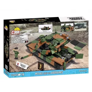 Constructieset Cobi M1A2 SEPV3 Abrams model met 1.065 bouwstenen