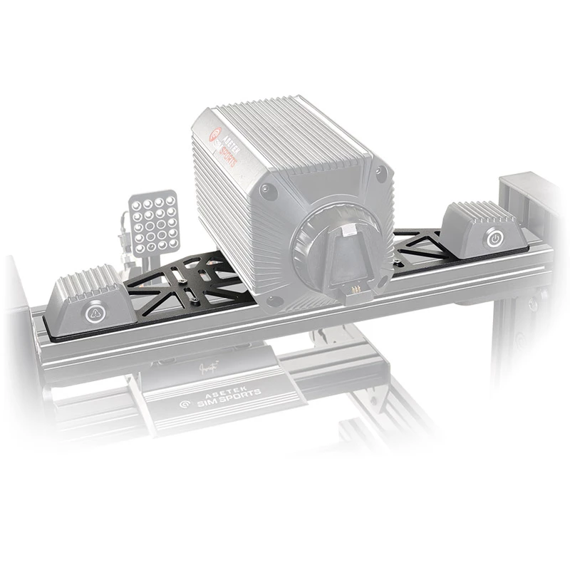Montagebeugel Asetek SimSports 460×120×5 mm, staal, zwart
