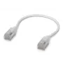 Netwerk-patchkabel UBIQUITI UACC-Cable-Patch-EL-C6A 0,15 m Cat6a RJ-45 doorschijnend wit