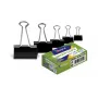 Forpus clips, 50 mm, zwart, 12 stuks