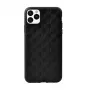 Hoes Devia Woven2 voor iPhone 11 Pro Max, geweven textuur, zwart