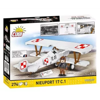 Cobi bouwsteenset Nieuport 17 C.1 274-delige modelbouwset