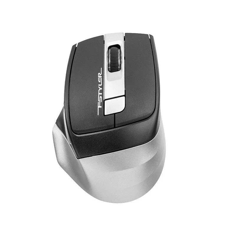 Draadloze muis A4Tech FB35 (model 46717) – Bluetooth + 2,4 GHz, 2000 dpi, 6 knoppen, grijs