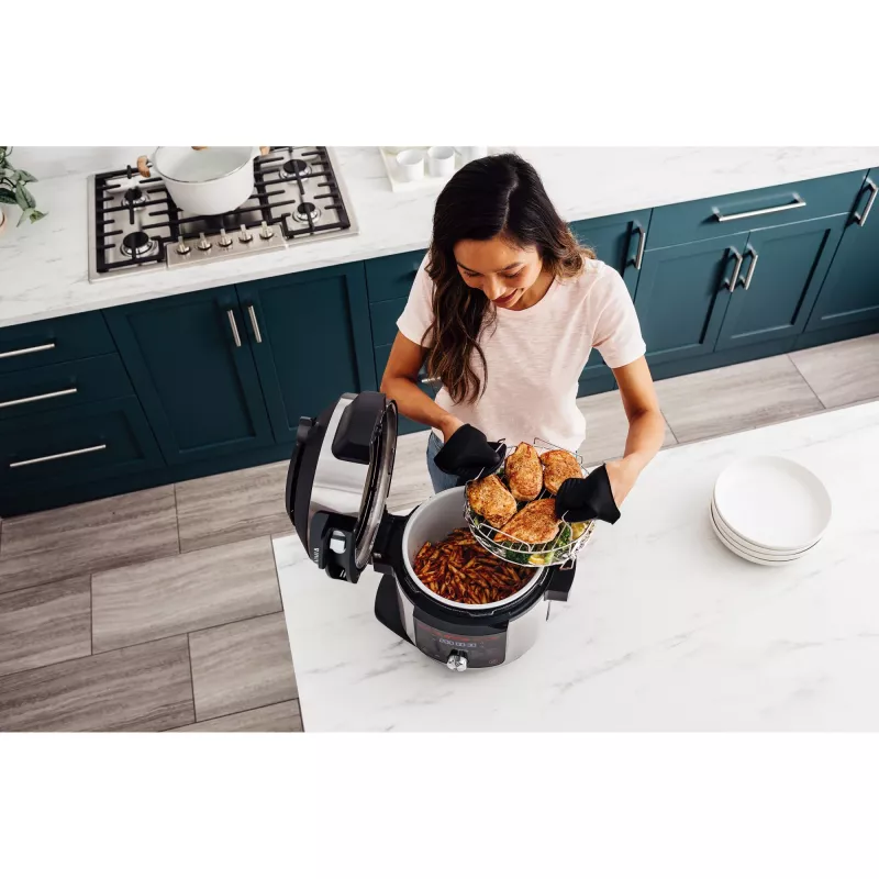 Multikoker Ninja OL750EU 7,5 L 1760 W zwart roestvrij staal, 14 automatische programma's