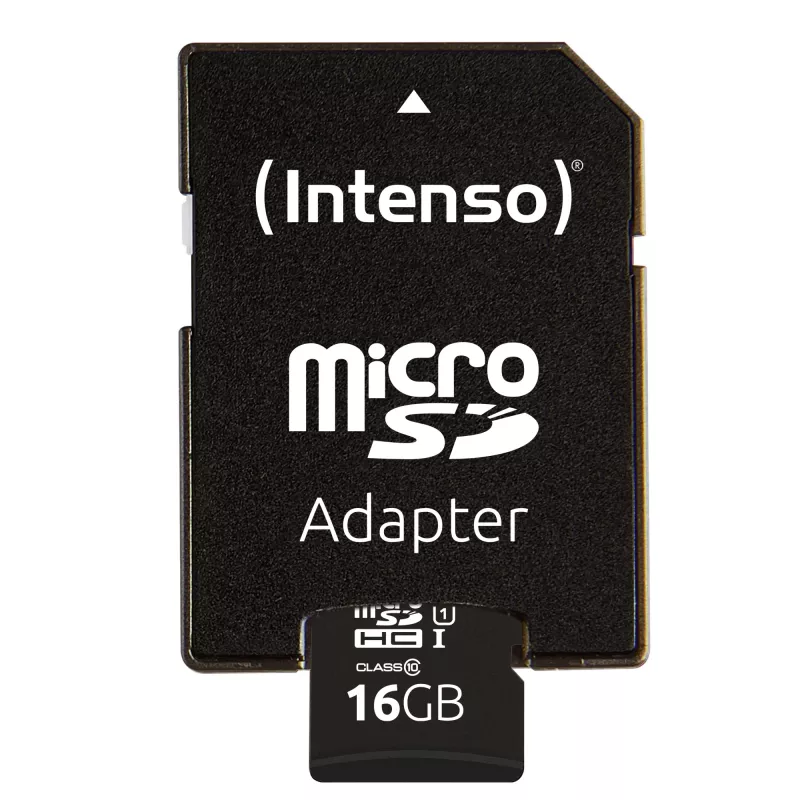 Intenso Performance - flashgeheugenkaart (microSDHC/SD-adapter inbegrepen) - 16 GB - UHS-I U1 / Class10 - microSDHC UHS-I