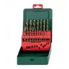 Boorset Metabo HSS Cobalt 19 stuks DIN 338, cilindrische schacht