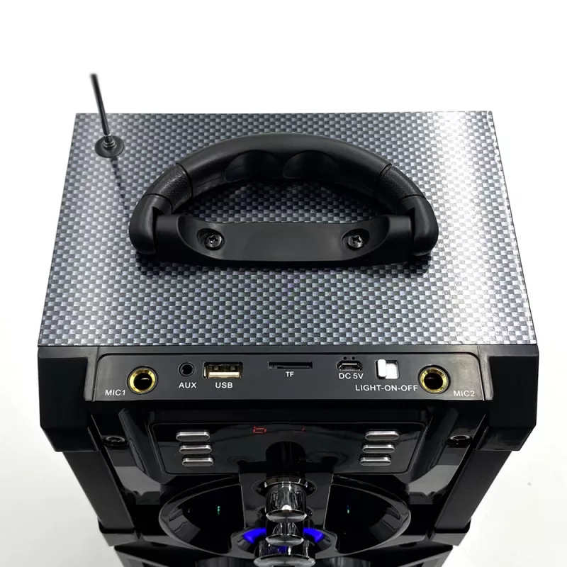 Draagbare stereoluidspreker Media-Tech PARTYBOX BT MT3150 zwart