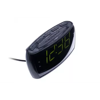 Wekkerradio Adler AD 1121 — wekkerradio, FM/AM-tuner, LED-display, batterijback-up, zwart