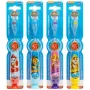 Paw Patrol knipperende tandenborstelset voor kinderen met zuignap, 4 stuks, gemengde kleuren