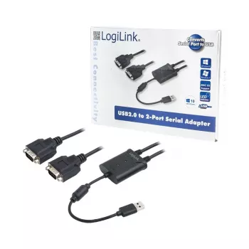 USB 2.0 naar 2x seriële adapter