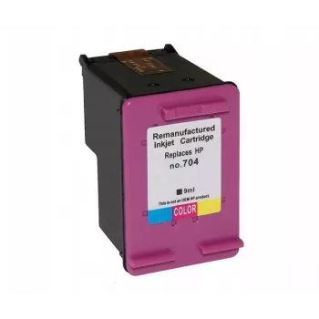 Inkjetprinterpatroon Superbulk HP 704 CN693 zwart 150 ml (enkelverpakking, OEM-code CN693)