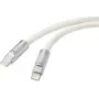 Renkforce USB-C®-kabel USB 2.0 USB-C®-stekker, USB-C®-stekker 1,00 m wit RF-6056876 (RF-6056876)