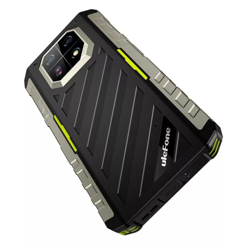 Robuuste smartphone UleFone Armor 22 4G, 9 GB RAM, 128 GB opslag, IP69K, groen