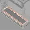 HAVN HS 420 onderste ventilatorbeugel - wit