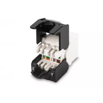 Digitus CAT 5e. Class D keystone-module. Onafgeschermd. Gereedschapsvrij