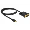 Videokabel-adapter DeLOCK 83988 Mini DisplayPort naar DVI-D 1m