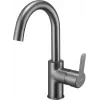 deante wastafelkraan BQA D24M, chroom, waterbesparend