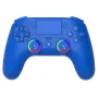 Draadloze LED-controller SUBSONIC SA5639-3 voor PS4 en pc, blauwe draadloze gamepad
