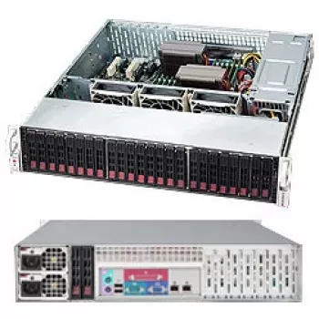 Supermicro SC216 BE1C-R920LPB - rack - rack-mountable - 2U - verbeterde, uitgebreide ATX - SATA/SAS - hot-swap 920 watt - zwart