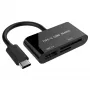 Kaartlezer USB-C SDXC/Combo/zwart