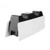 Oplaadstation FIXED FIXPS5-DCC-BW voor PlayStation 5 bedraad zwart wit