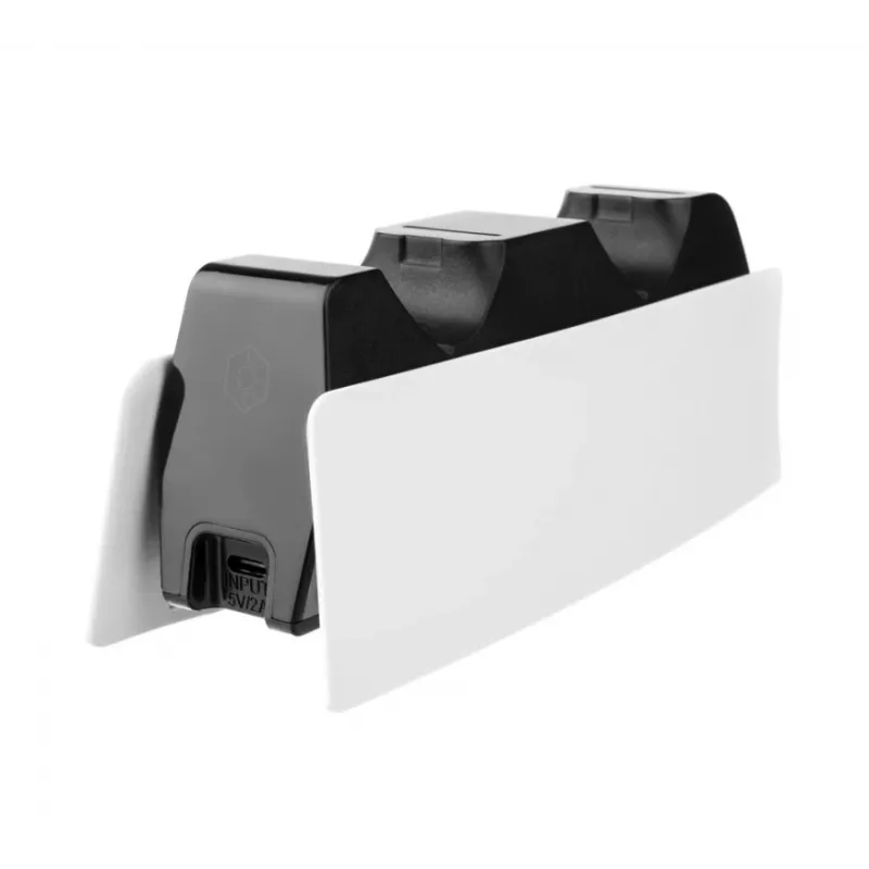 Oplaadstation FIXED FIXPS5-DCC-BW voor PlayStation 5 bedraad zwart wit