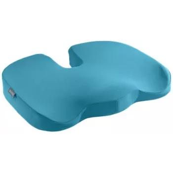 Leitz Ergo Cosy zitkussen, zitkussen, universeel, blauw, wigvormig, monochromatisch, ritssluiting