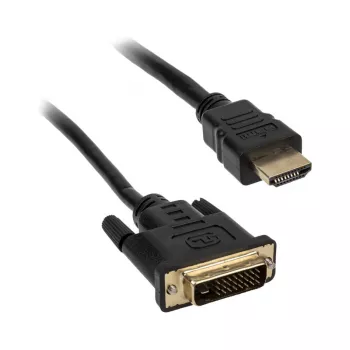 Videokabel-adapter Akasa AK-CBHD06-20BK 2m DVI-D HDMI zwart