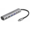 DeLOCK 64232 laptop-dock bedraad USB 3.2 Gen 1 Type-A Type-C grijs