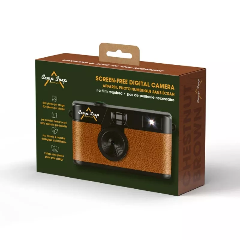 Digitale camera zonder display Camp Snap CS-V105-BR-JP — Bruine compactcamera zonder display