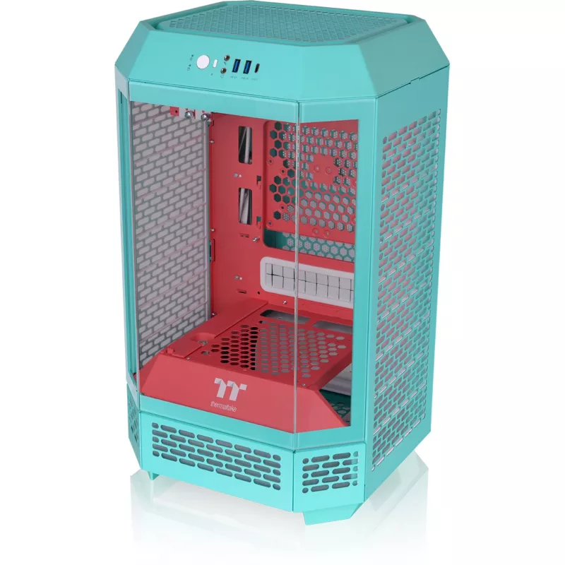 The Tower 250, towerbehuizing mint/bes, Tempered Glass