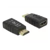 Adapter HDMI (stekker) > HDMI (bus), EDID-emulator (zwart)